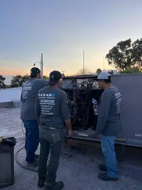 Mantenimiento de equipo tipo paquete en C4, San Nicolás